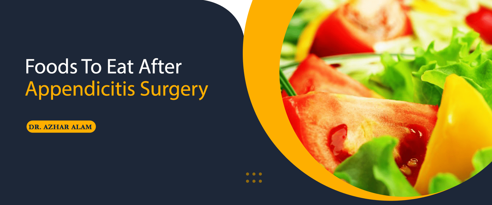 Foods to eat after appendicitis surgery