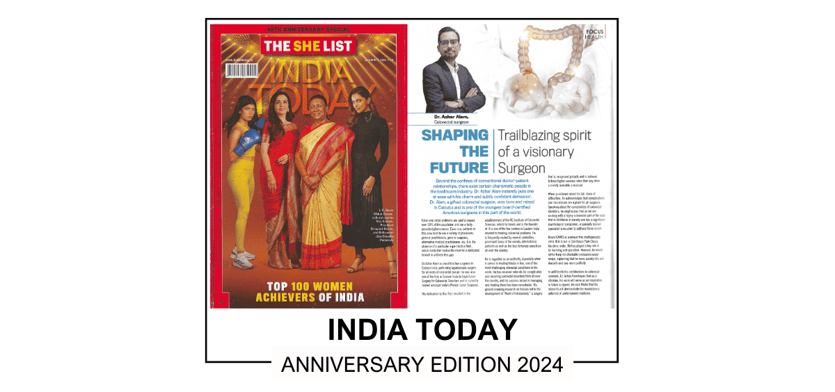 India Today Anniversary Edition - Dr Azhar Alam, Best Laser Surgeon in Kolkata