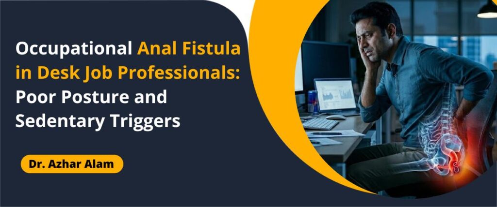anal fistula symptoms in desk professionals