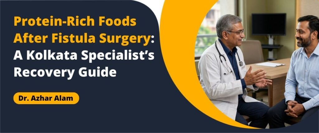 Nutritious protein-rich foods for post fistula surgery healing